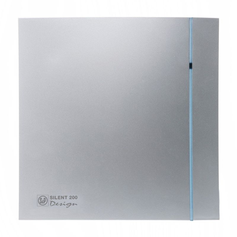 Накладной вентилятор Soler Palau SILENT-200 CRZ SILVER DESIGN 3C (серебряный)
