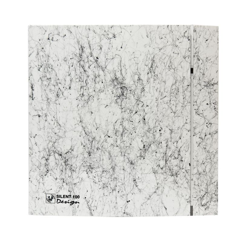 Накладной вентилятор Soler Palau SILENT-100 CRZ MARBLE WHITE DESIGN 4C (белый мрамор)