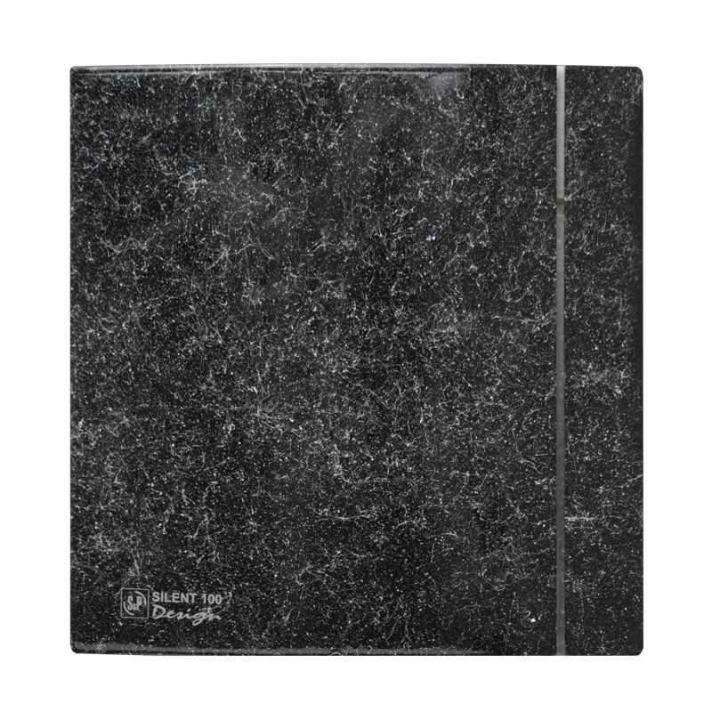 Накладной вентилятор Soler Palau SILENT-100 CRZ MARBLE BLACK DESIGN 4C (черный мрамор)