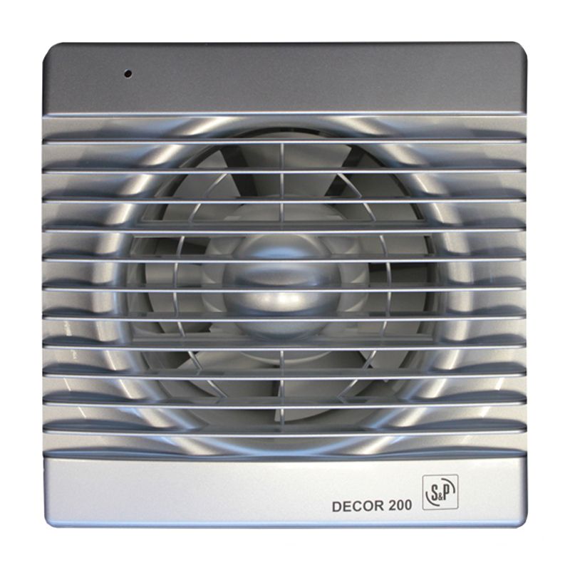 Накладной вентилятор Soler Palau DECOR-200C SILVER (серебряный)