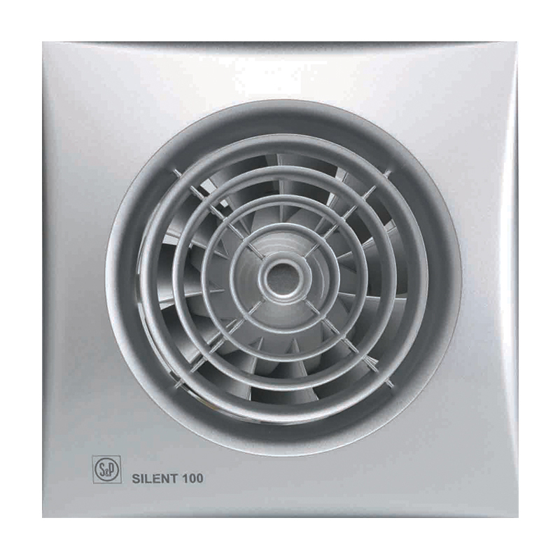 Накладной вентилятор Soler Palau SILENT-100 CZ SILVER 12V (серебряный)