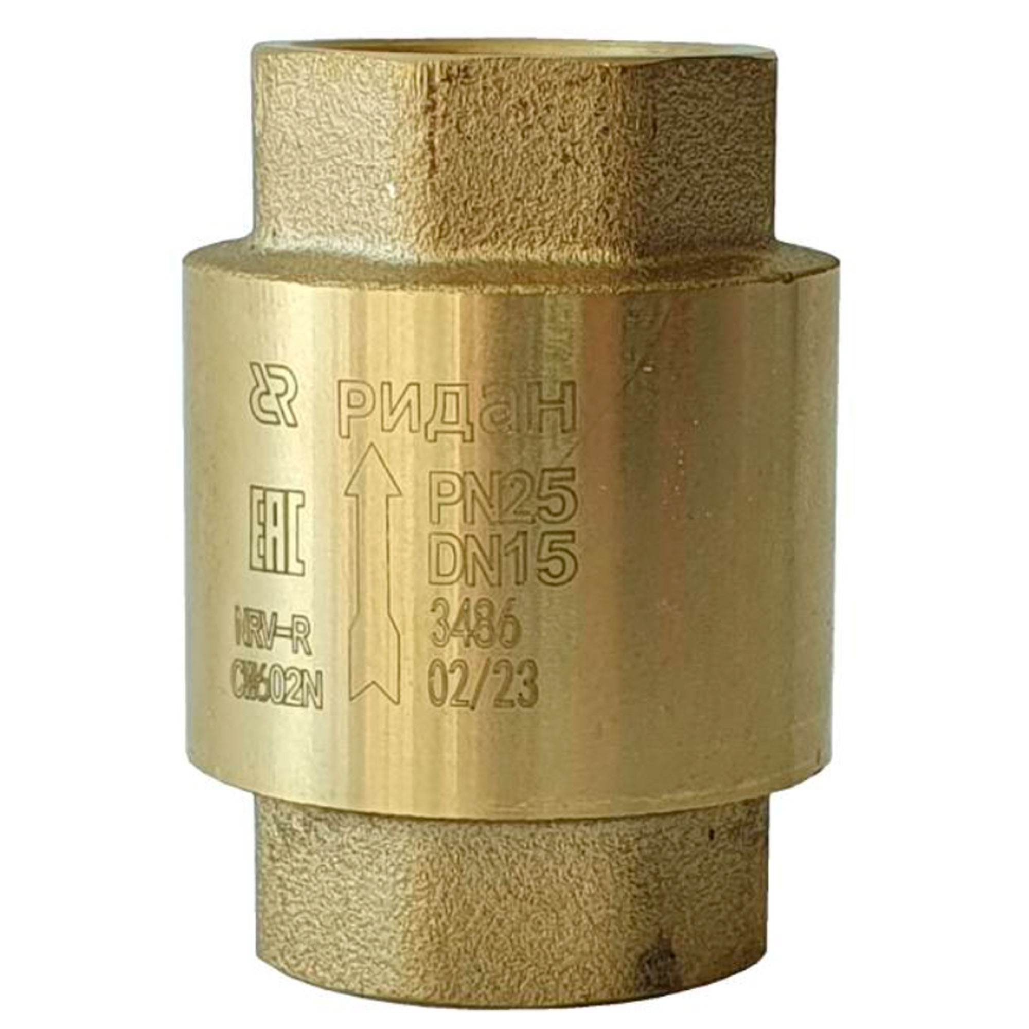 Клапан обратный резьбовой РИДАН NRV-R DN32 PN25