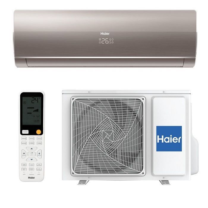 Сплит-система Haier Flexis On-Off HSU-09HFF103/R3 -G/HSU-09HUF103/R3 Wi-Fi комплект (золото)