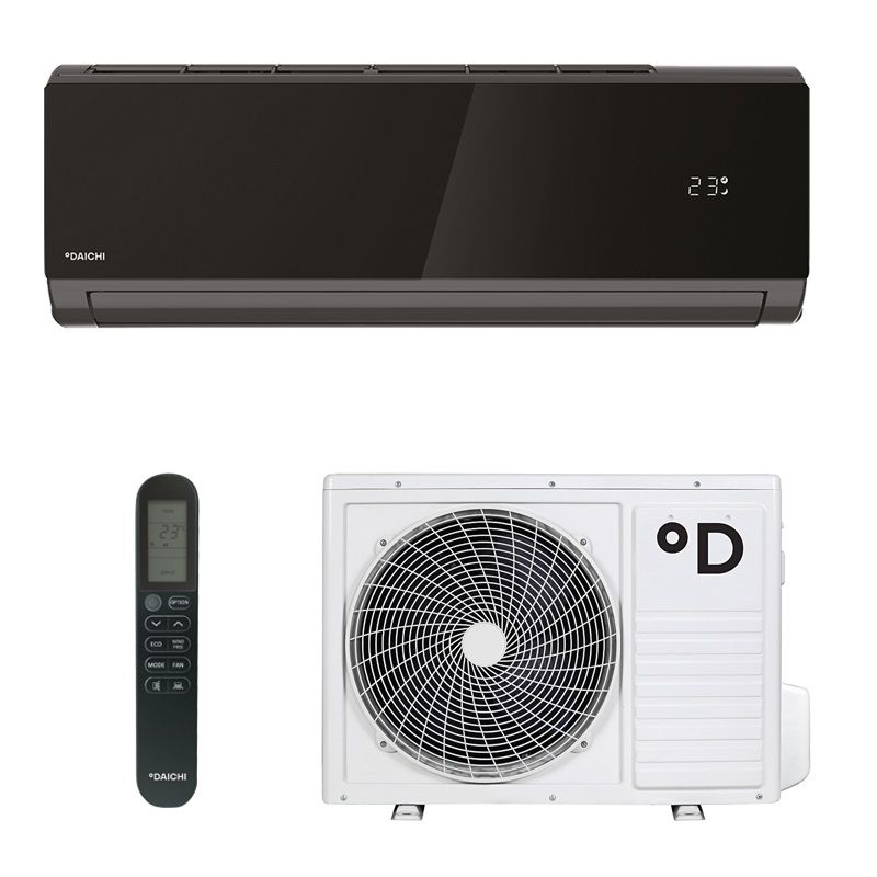Сплит-система Daichi Carbon DA25DVQS1R-B1/DF25DVS1R-1 Inverter комплект (черный)