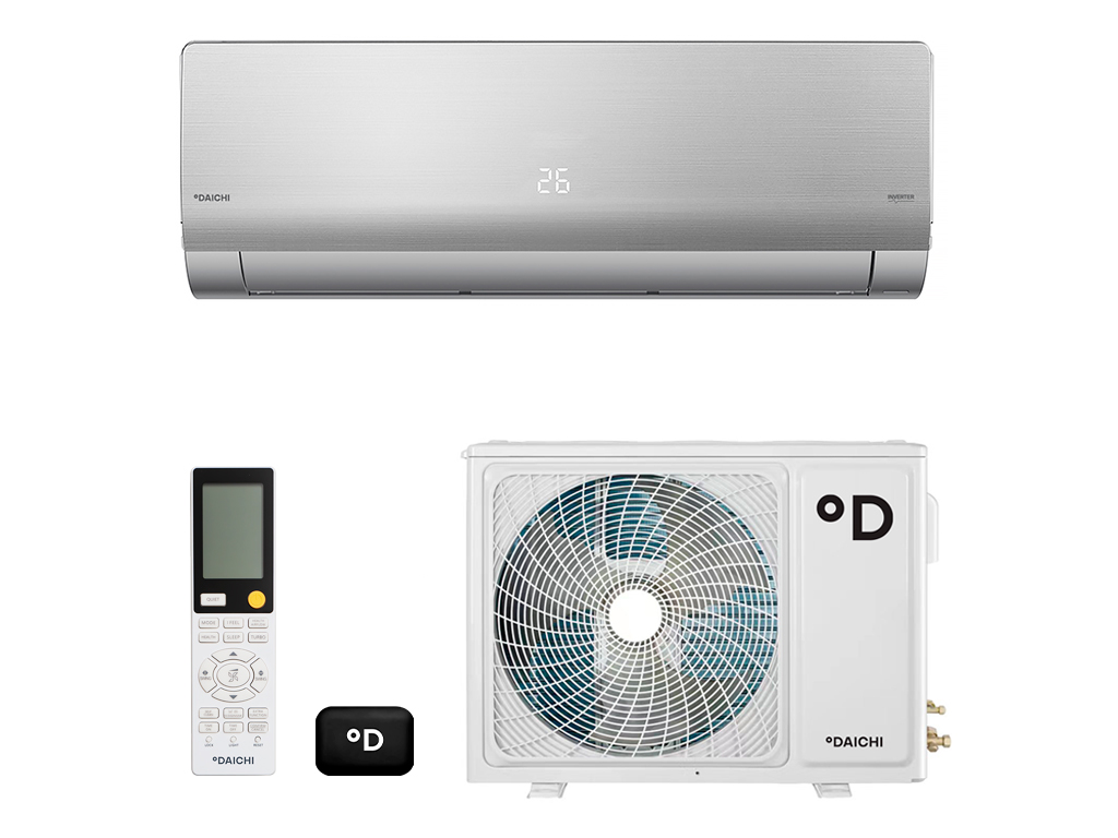 Сплит-система Daichi UNIque UNI35AVQS1R/UNI35FVS1R Inverter комплект (серый)