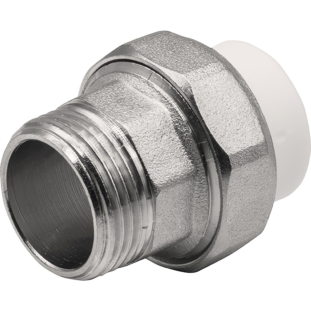 Муфта THERMOLIGHT комбинированная разъемная PP-R НР 20х3/4