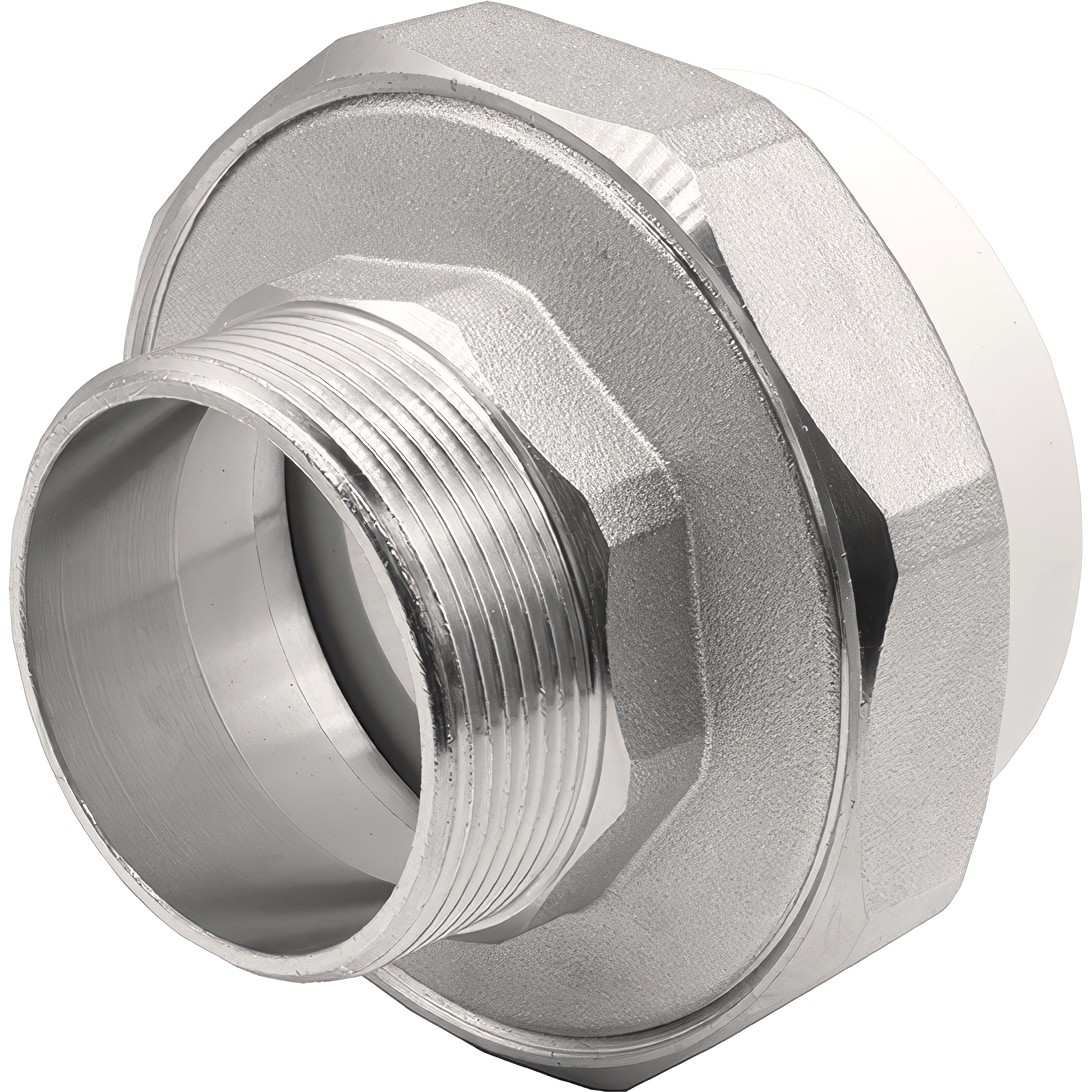 Муфта THERMOLIGHT комбинированная разъемная PP-R НР 63х2