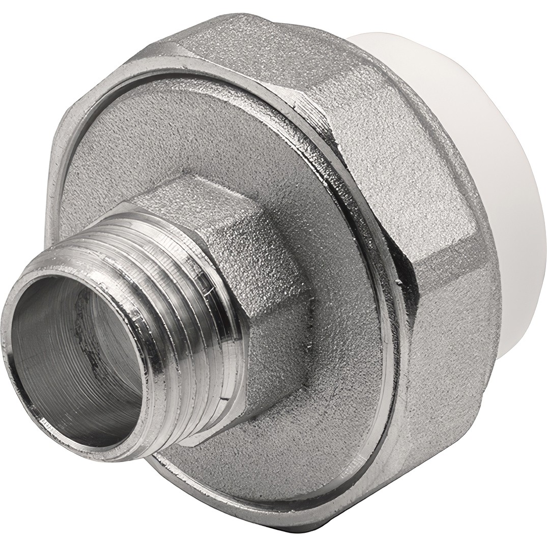 Муфта THERMOLIGHT комбинированная разъемная PP-R НР 25х1/2