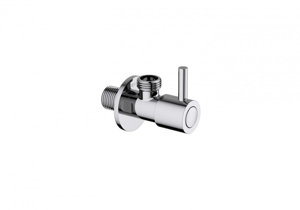 Кран запорный угловой Aquatek AQ2451CR (хром)