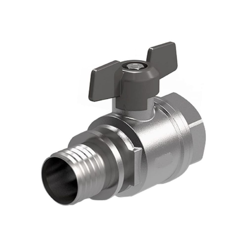 Кран шаровый Royal Thermo с аксиальным соединением ВР 20×3/4