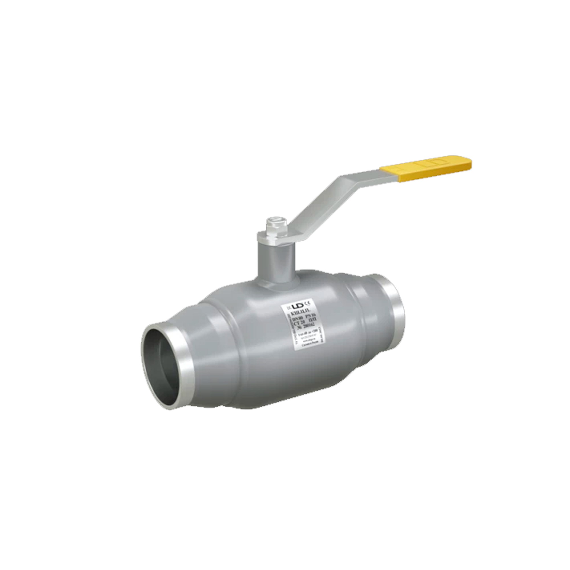 Кран шаровой стальной приварной LD Ду80 Ру16 полнопроходной