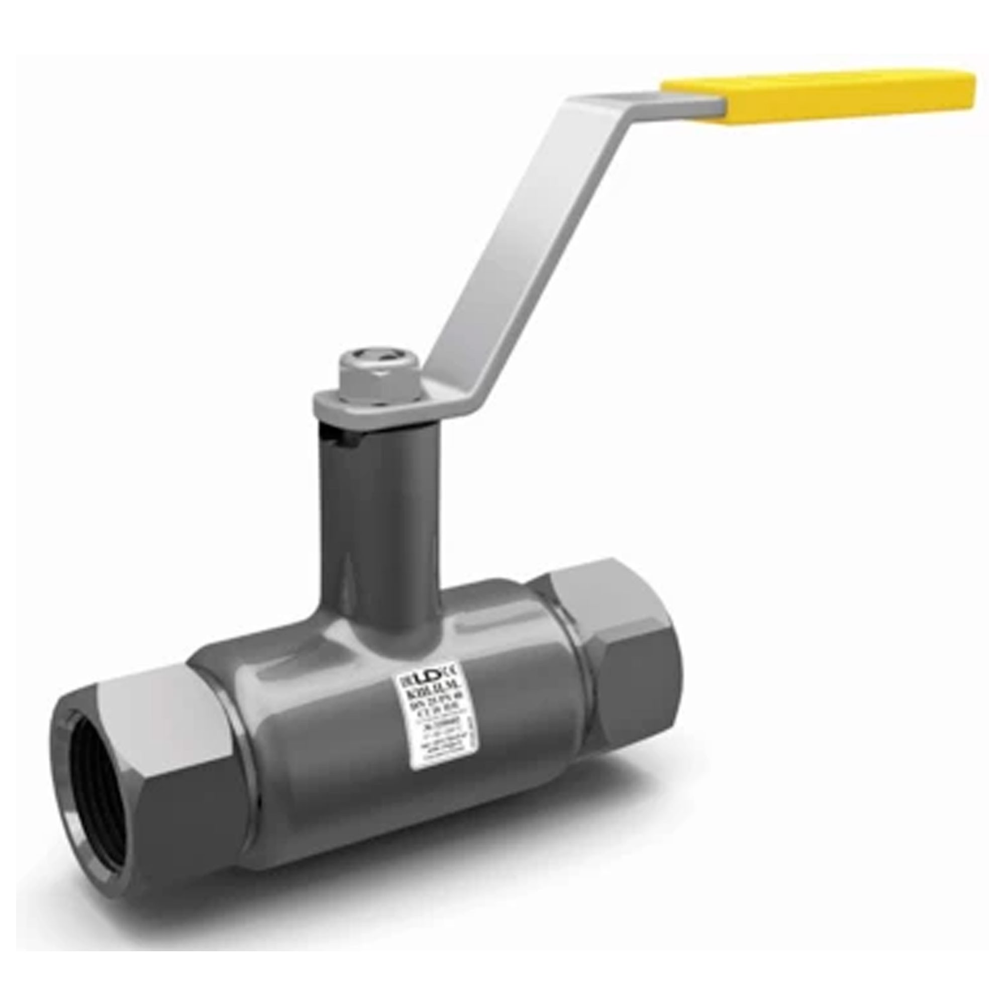 Кран шаровой стальной муфтовый LD Ду32 Ру40 неполнопроходной