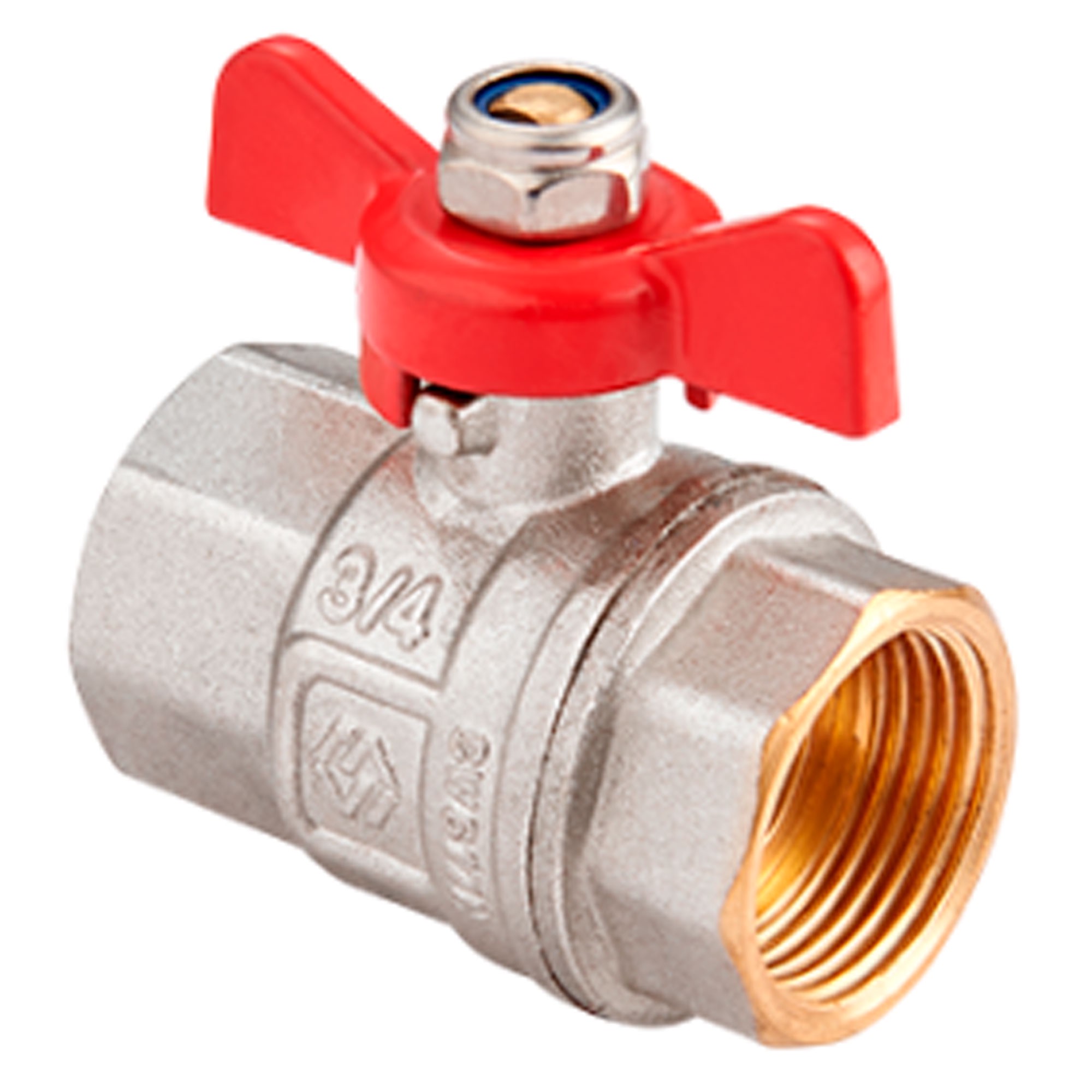 Кран шаровый полнопроходной ROYAL thermo Yorhe  1