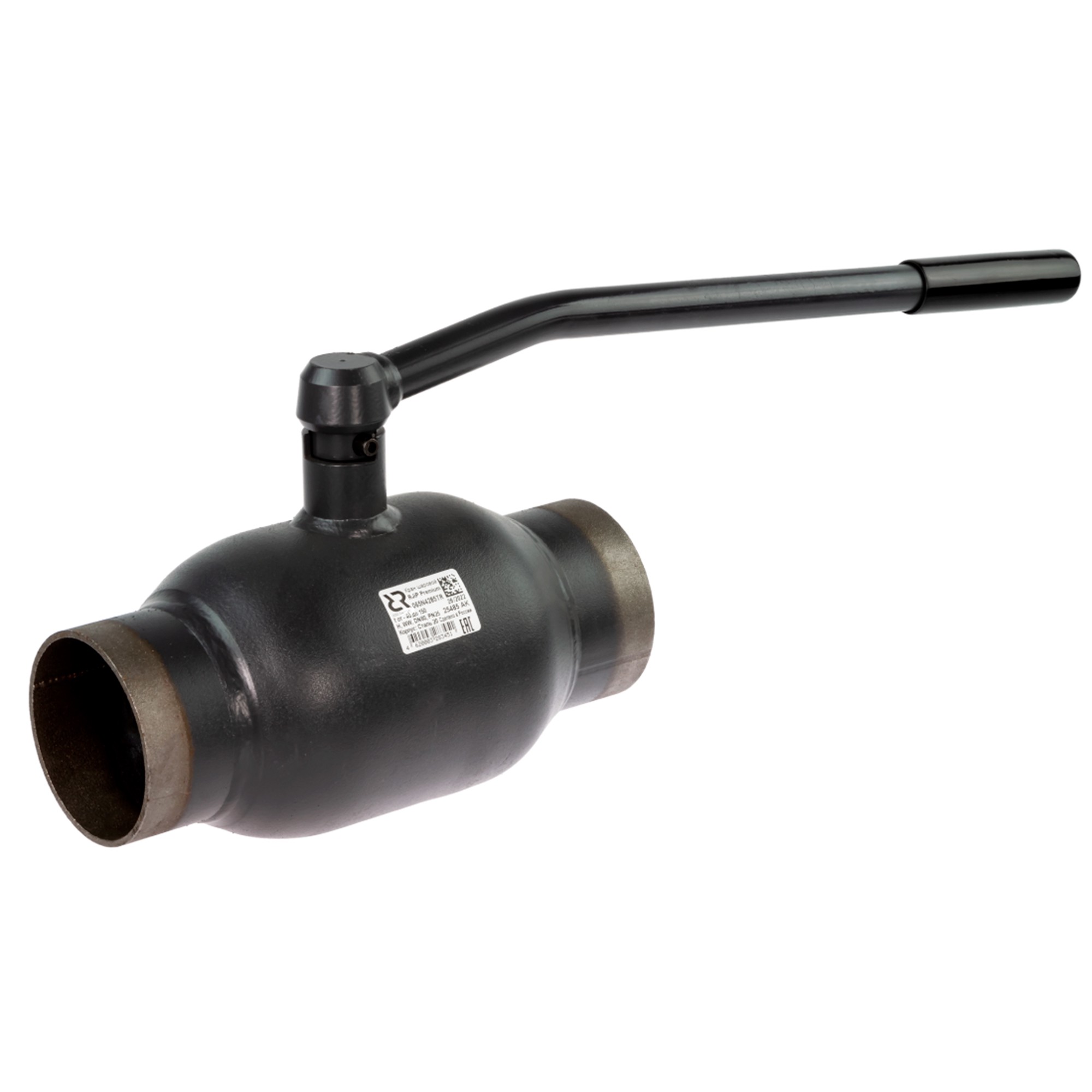 Кран шаровой РИДАН Jip-R Premium WW Ду40 Ру40 с рукояткой, стандартный проход