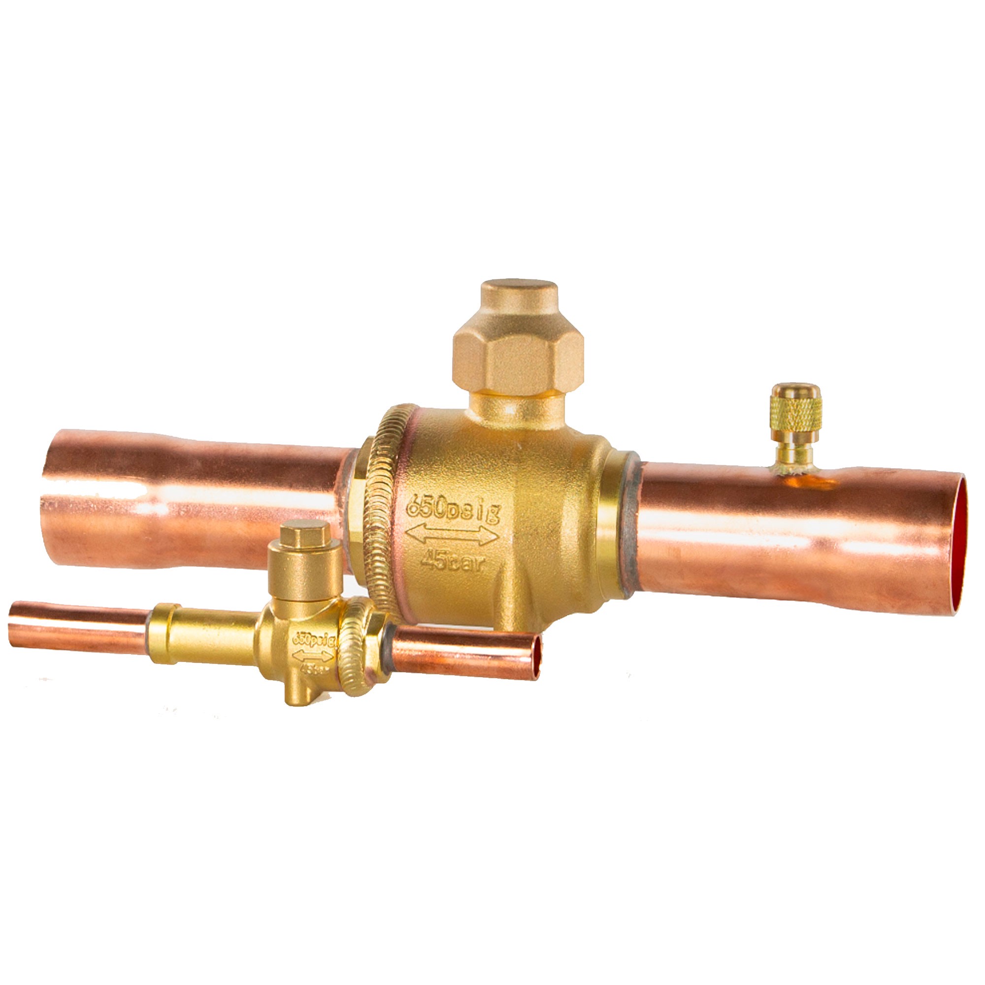 Кран шаровой латунный РИДАН GBC 22s 7/8 с портом