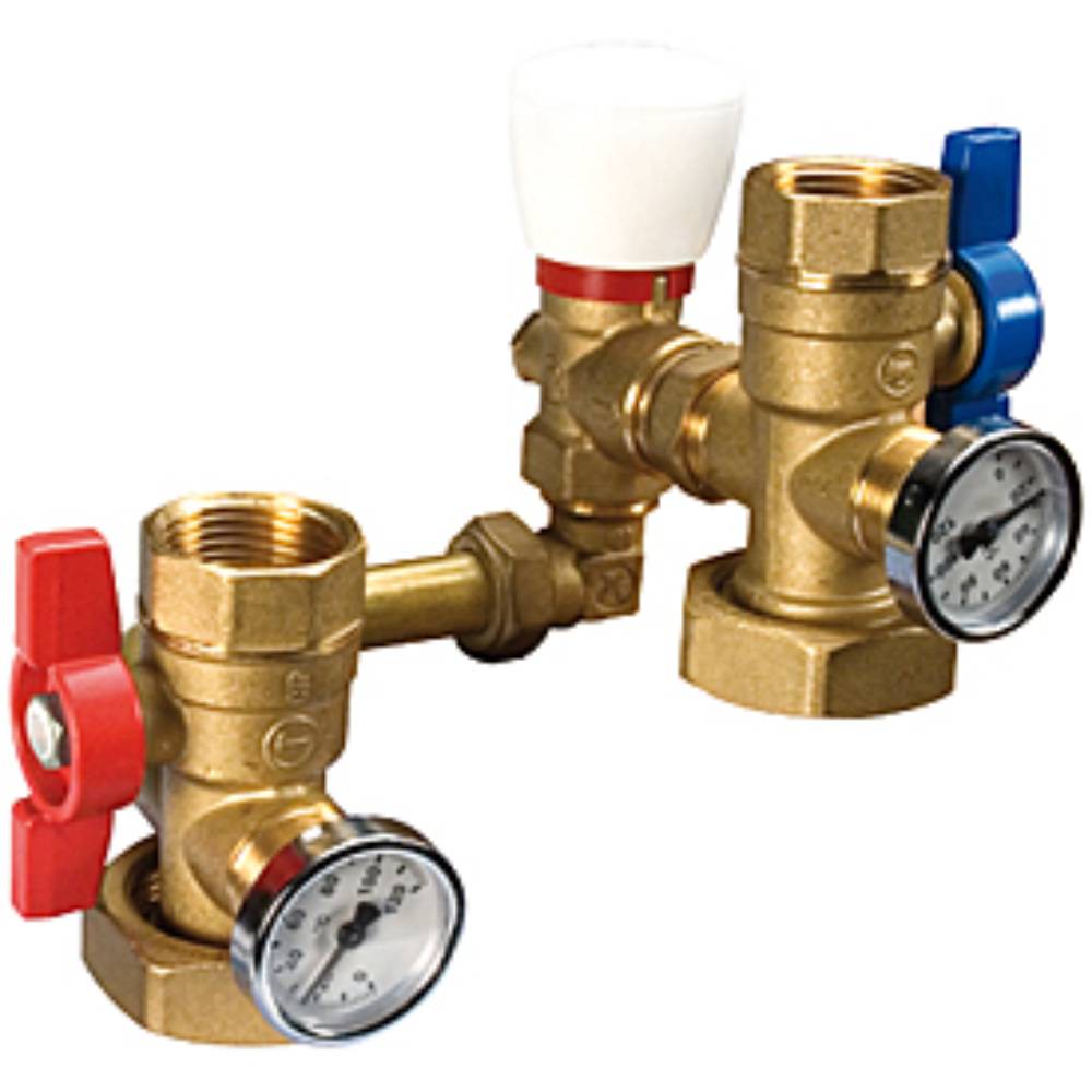 Узел кранов Giacomini с дифференциальным клапаном 1