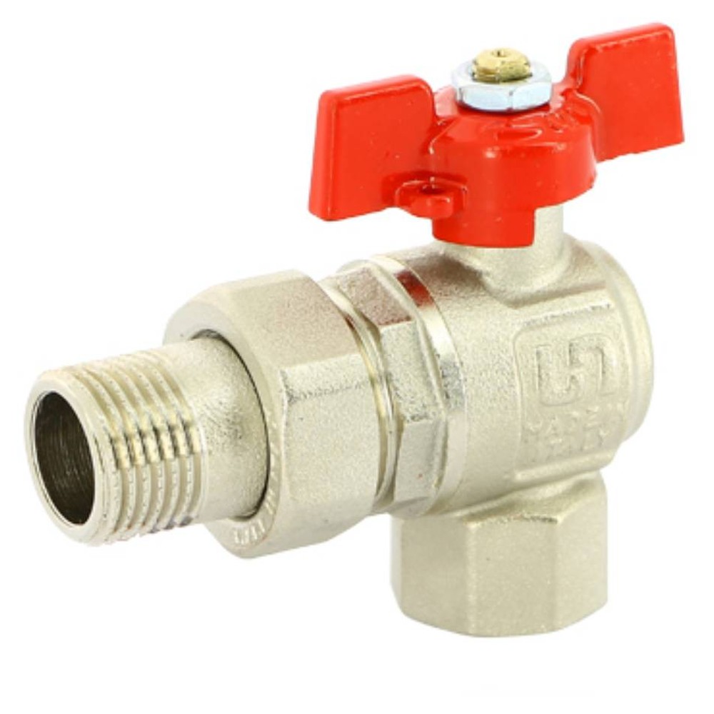 Кран угловой Uni-Fitt шаровой НВ 1