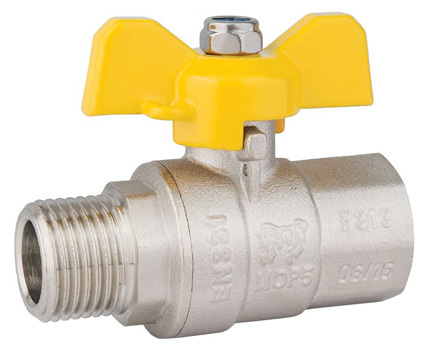 газ кран шар 1 