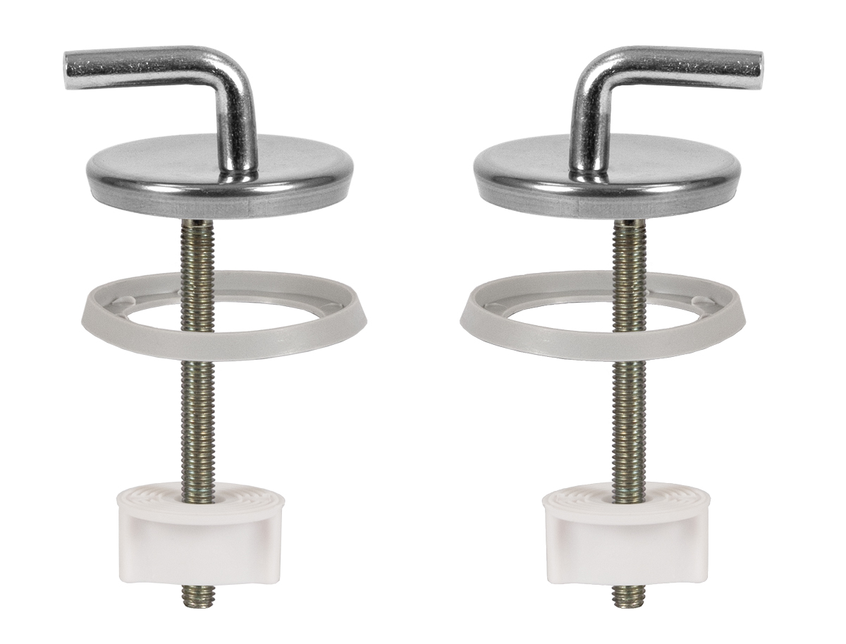 крепеж сиденья (латунь в хроме) к унитазу RR 746