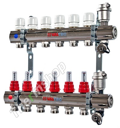 Коллекторная группа Valtec со встр. расх. в сборе 1