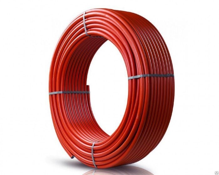 Труба из сшитого полиэтилена  VIEIR  PEX-b  16*2,0 красная (200м)