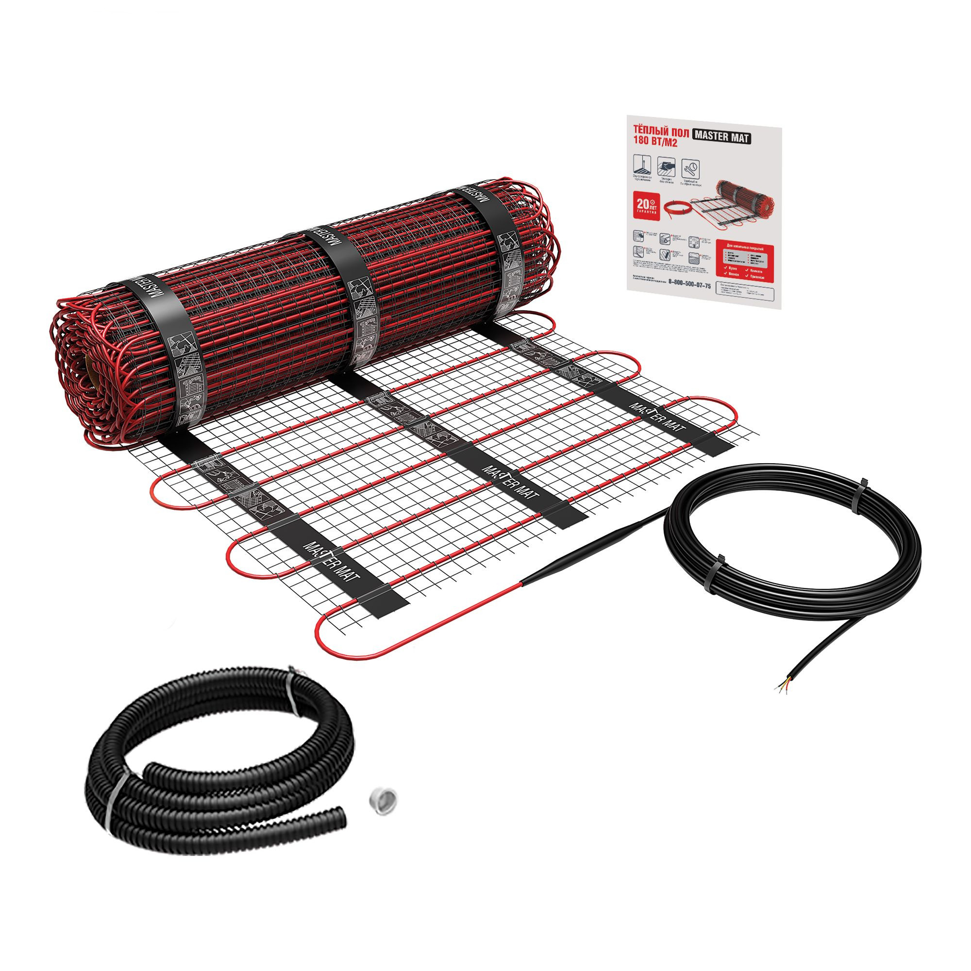 Мат AC ELECTRIC AC MM 2-180-4 (комплект теплого пола)