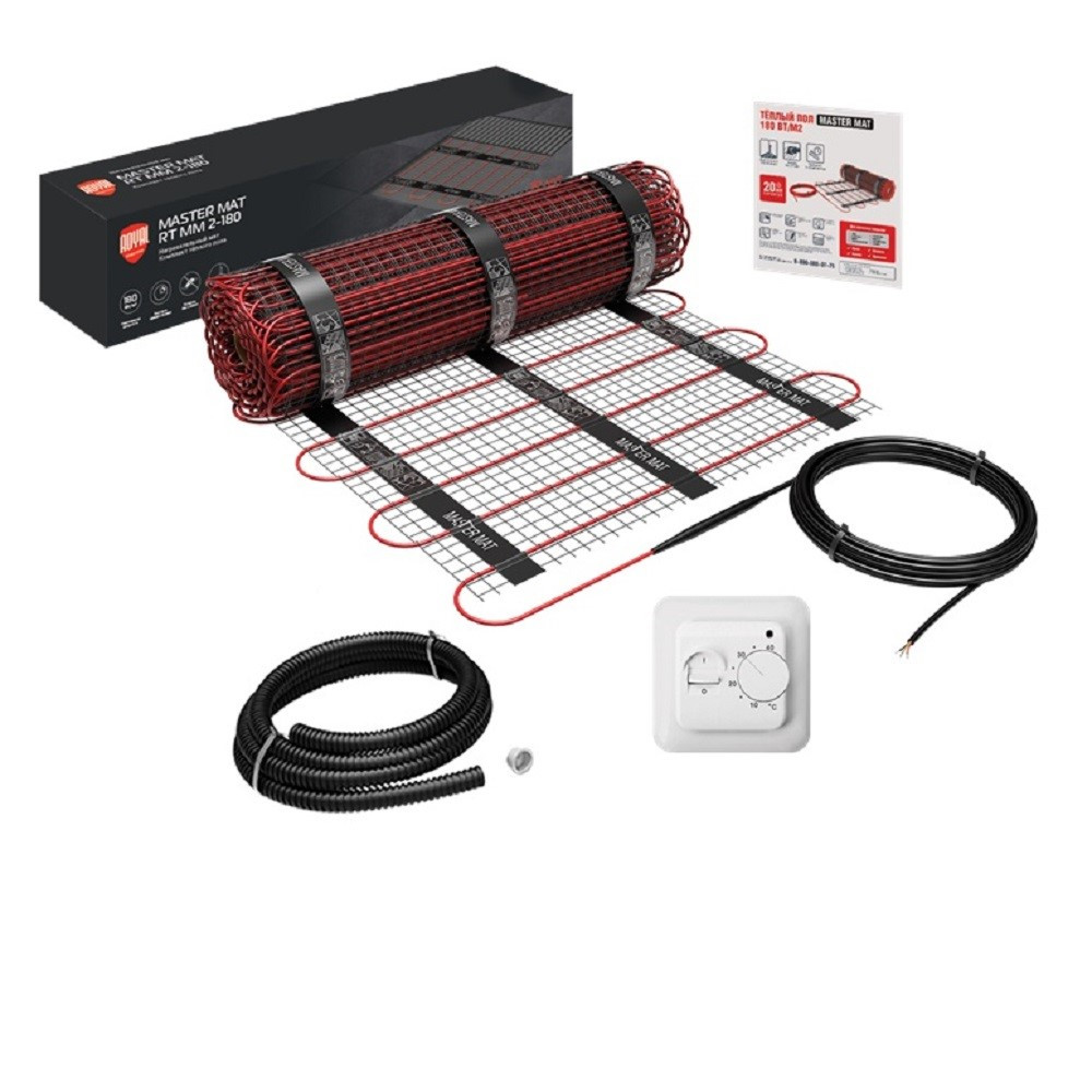 Мат Royal Thermo MM 2-180-6 (комплект теплого пола с терморегулятором)