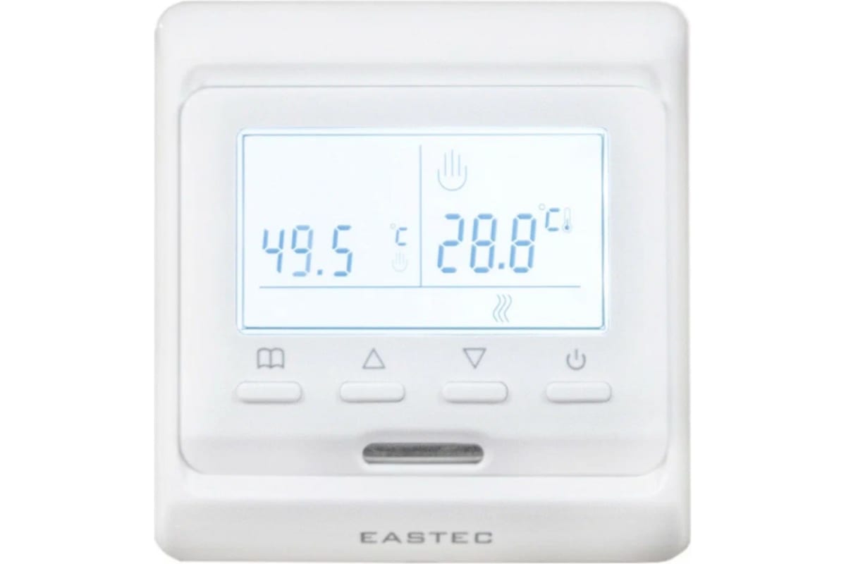 Терморегулятор встраиваемый Eastec E 51.716 white (белый)