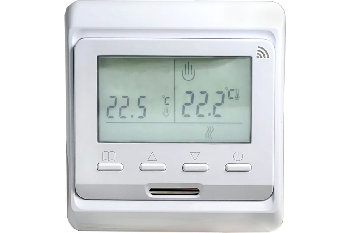 Терморегулятор встраиваемый Eastec E 51.716 white (белый) Wi-Fi