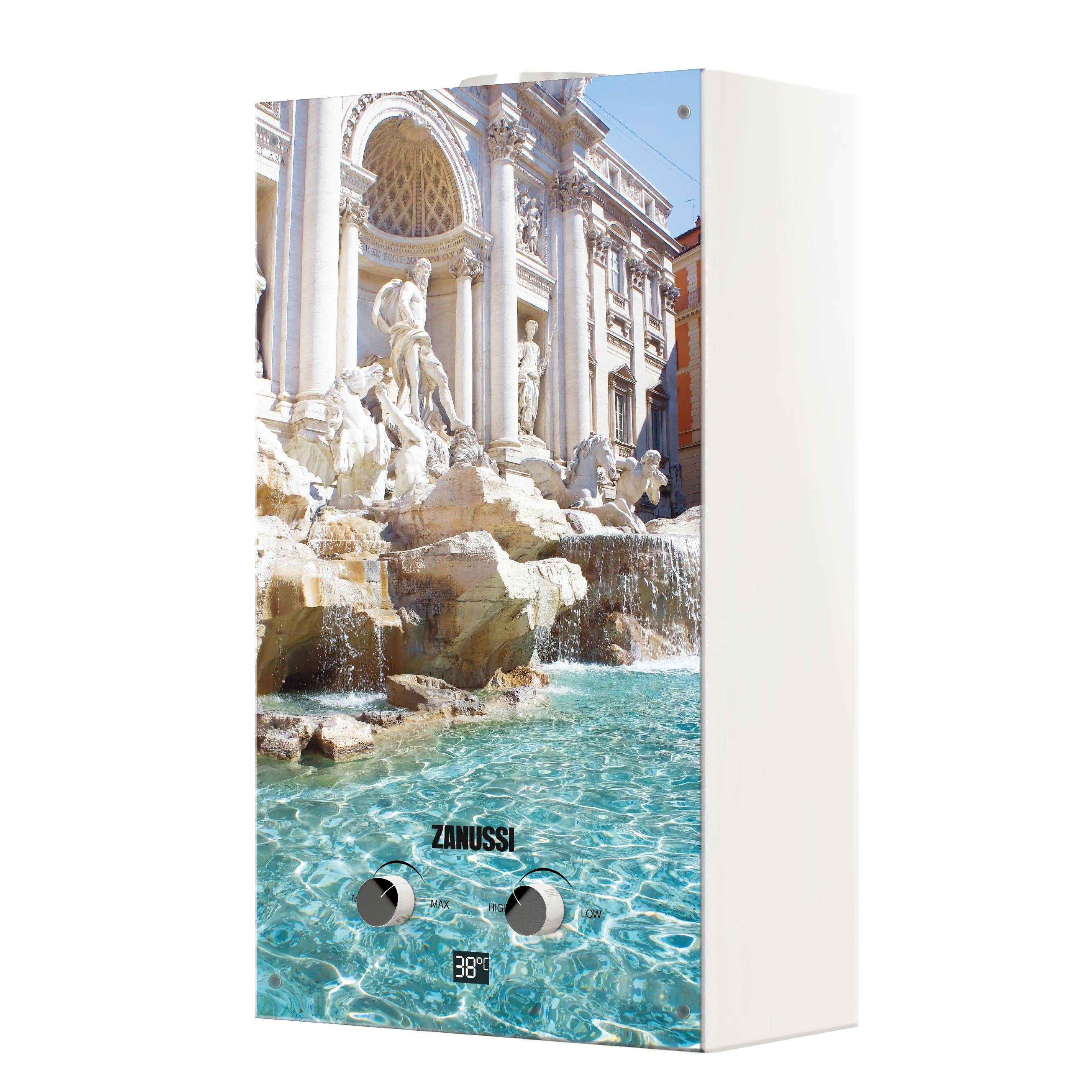 Колонка газовая Zanussi GWH 10 Fonte Glass Trevi
