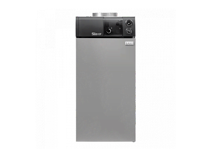 Котел напольный газовый SLIM EF 1.49. Необходимо дозаказать дымовой колпак 7215464--