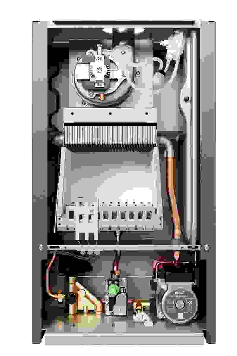 Настенный газовый котел E8 tempo GHC24V черная стеклянная панель