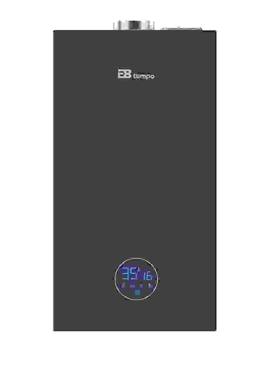 Газовый настенный котел E8 tempo GHA24W стеклянная панель серый графит
