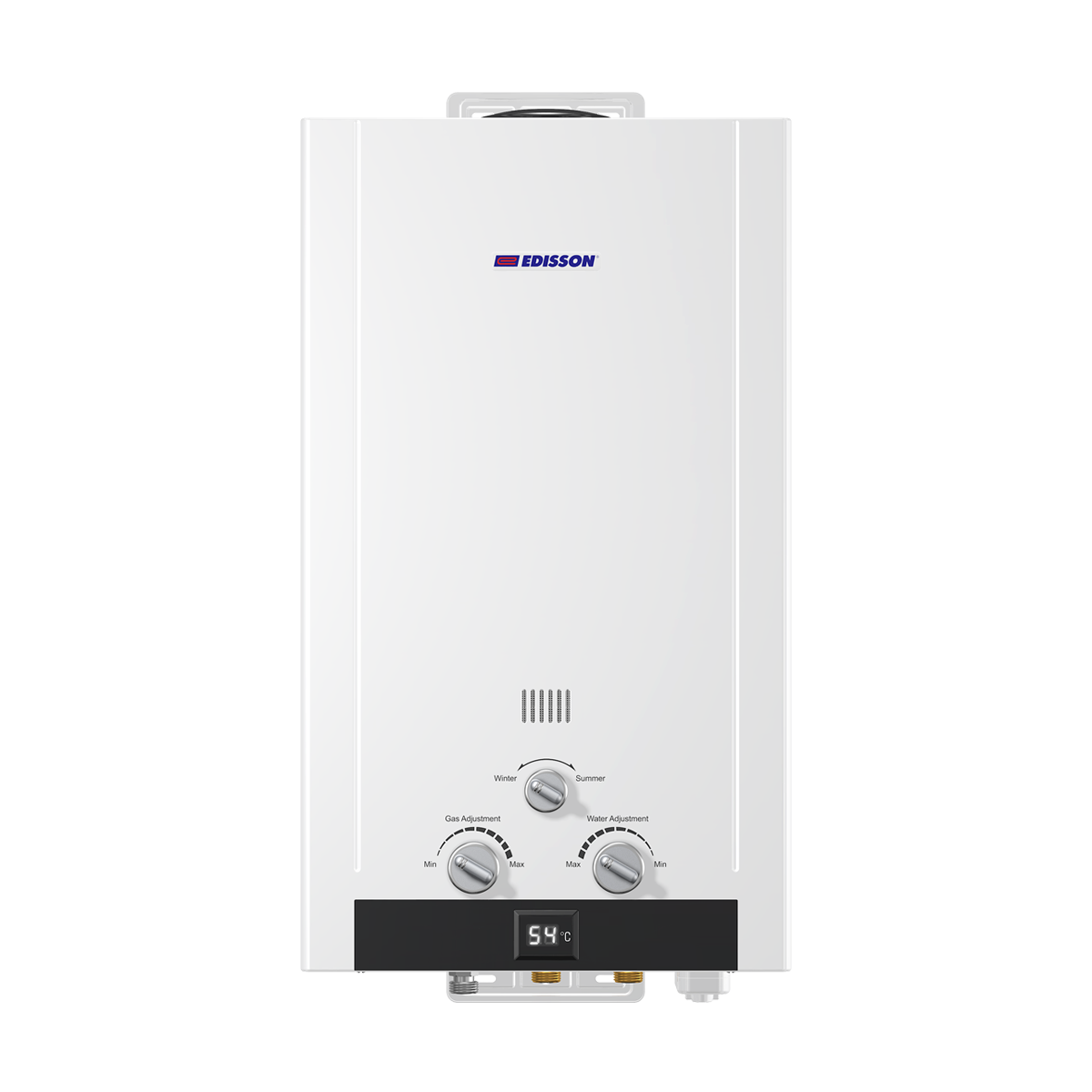 Водонагреватель газовый проточный Edisson H 20 DL 361202 (белый)