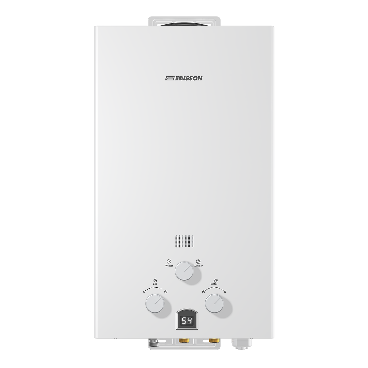 Водонагреватель газовый проточный Edisson E 20 D Pro 361502 (белый)