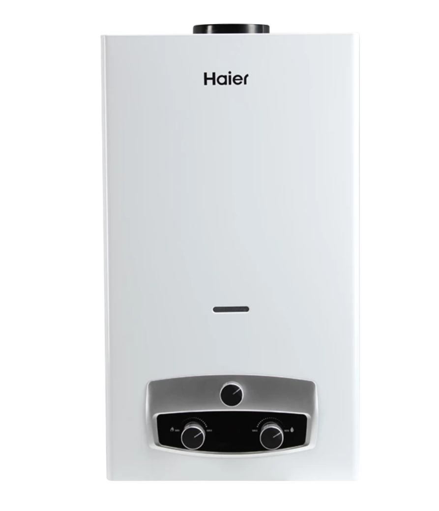 Водонагреватель газовый проточный Haier IGW 12 B TD0028954RU (белый)