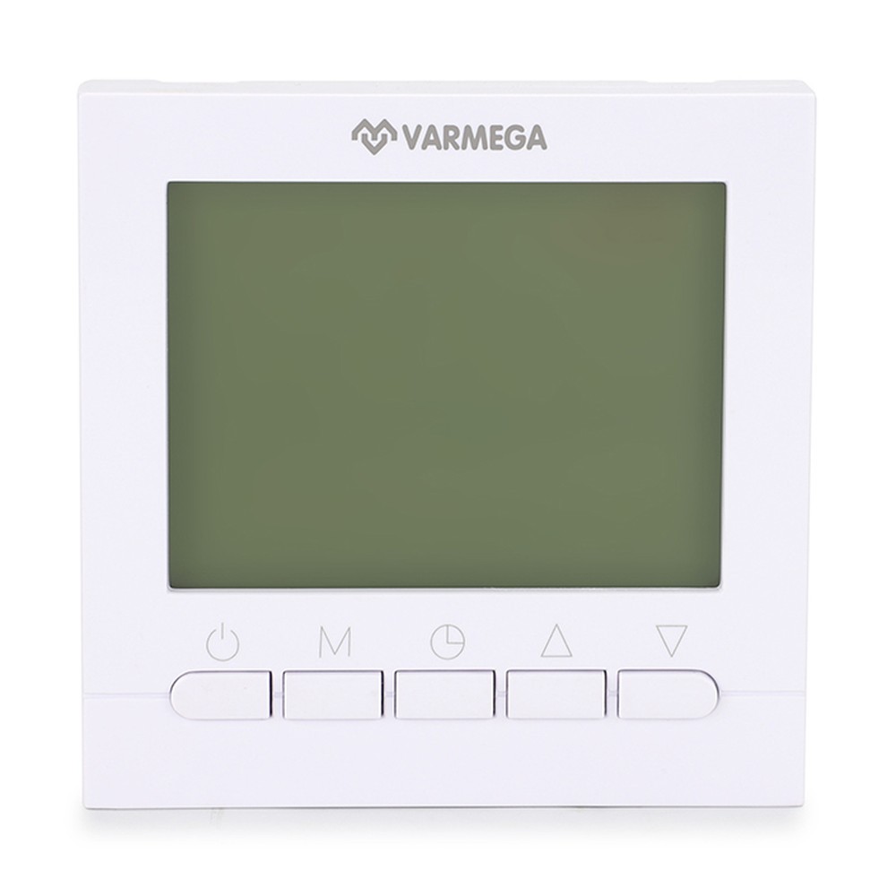 Термостат комнатный VARMEGA, VM19221, проводной, белый