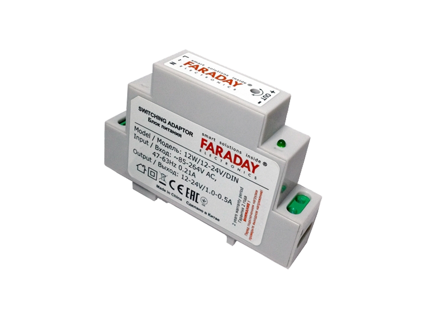 Блок питания ZONT 12W/12-24V DIN