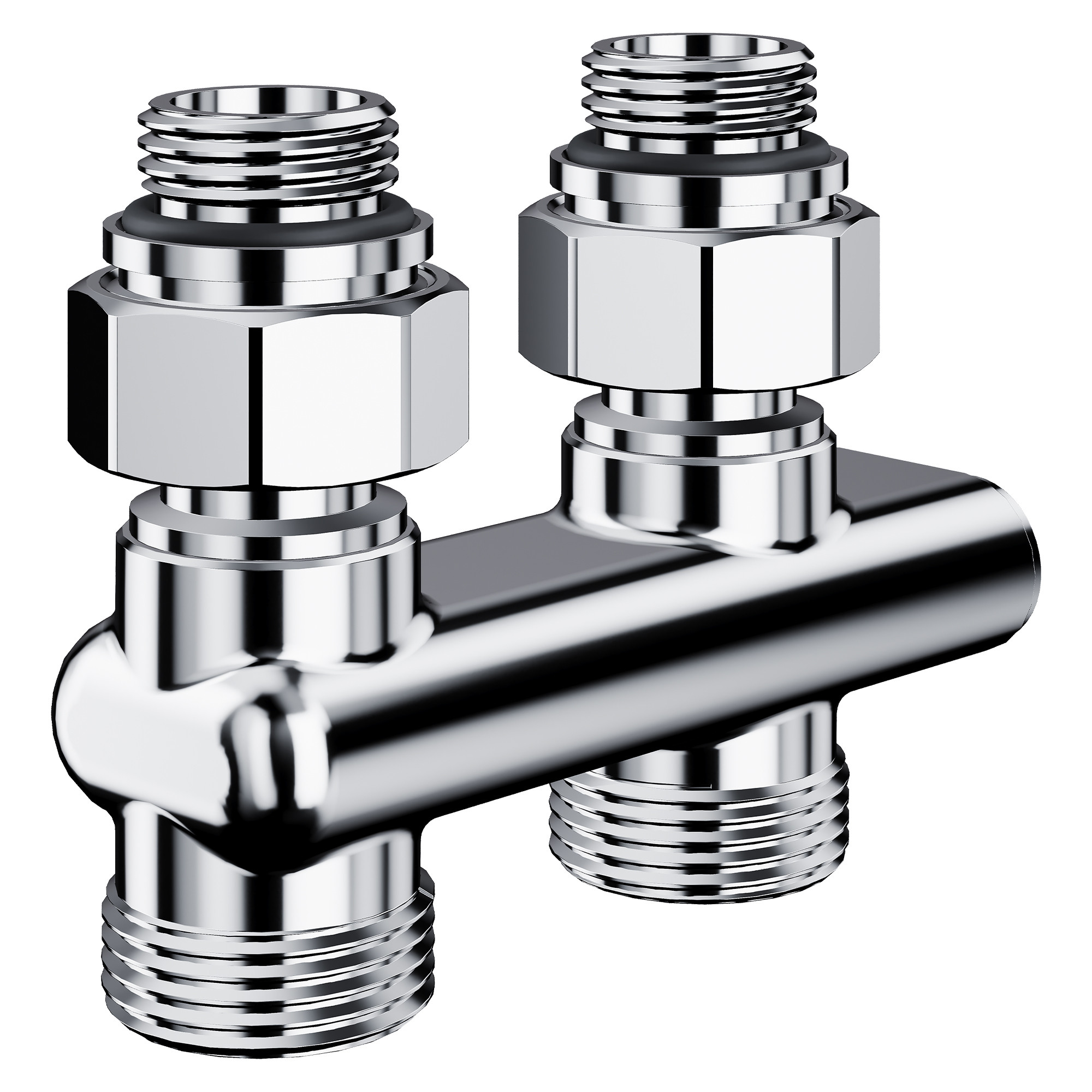 Узел нижнего подключения перекрестный Royal Thermo Design прямой 1/2
