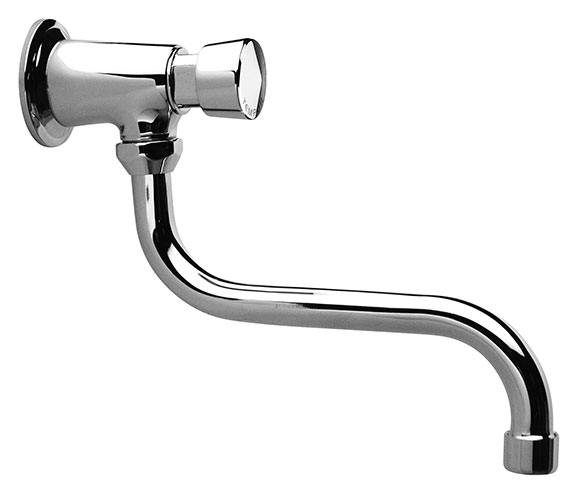 кран порционный для раковины настенный REMER TE53 с повор.изливом