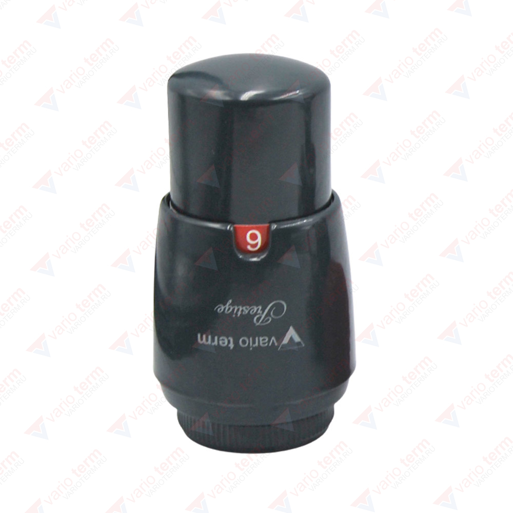 Термостатическая головка VarioTerm Prestige GS.02 (резьбa M30x1,5) 000M636A007 (антрацит/графит глянцевый)