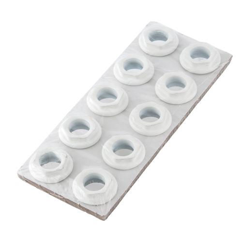 пробка прох.д/р  1/2*1 лев SN белая без прокладки