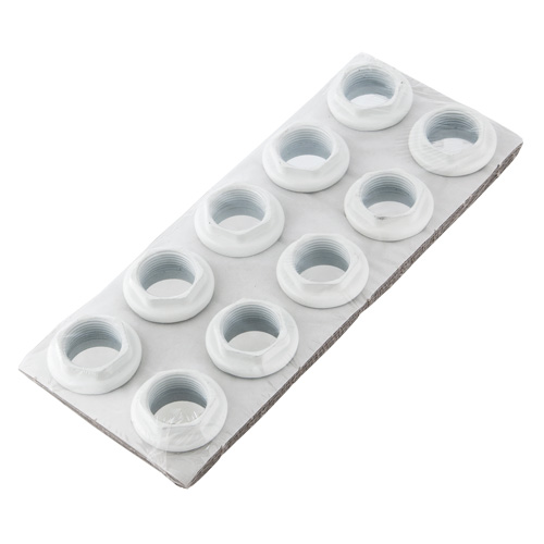 пробка прох.д/р  3/4*1 лев SN белая без прокладки