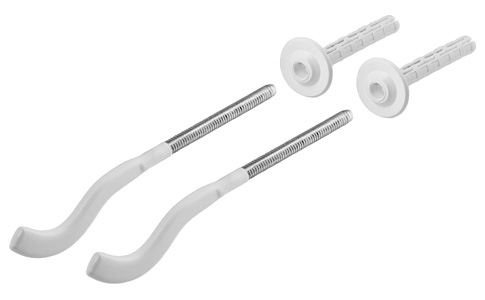 кронштейн радиат. плоский 195*7 белый Пласт Omec28PLS195