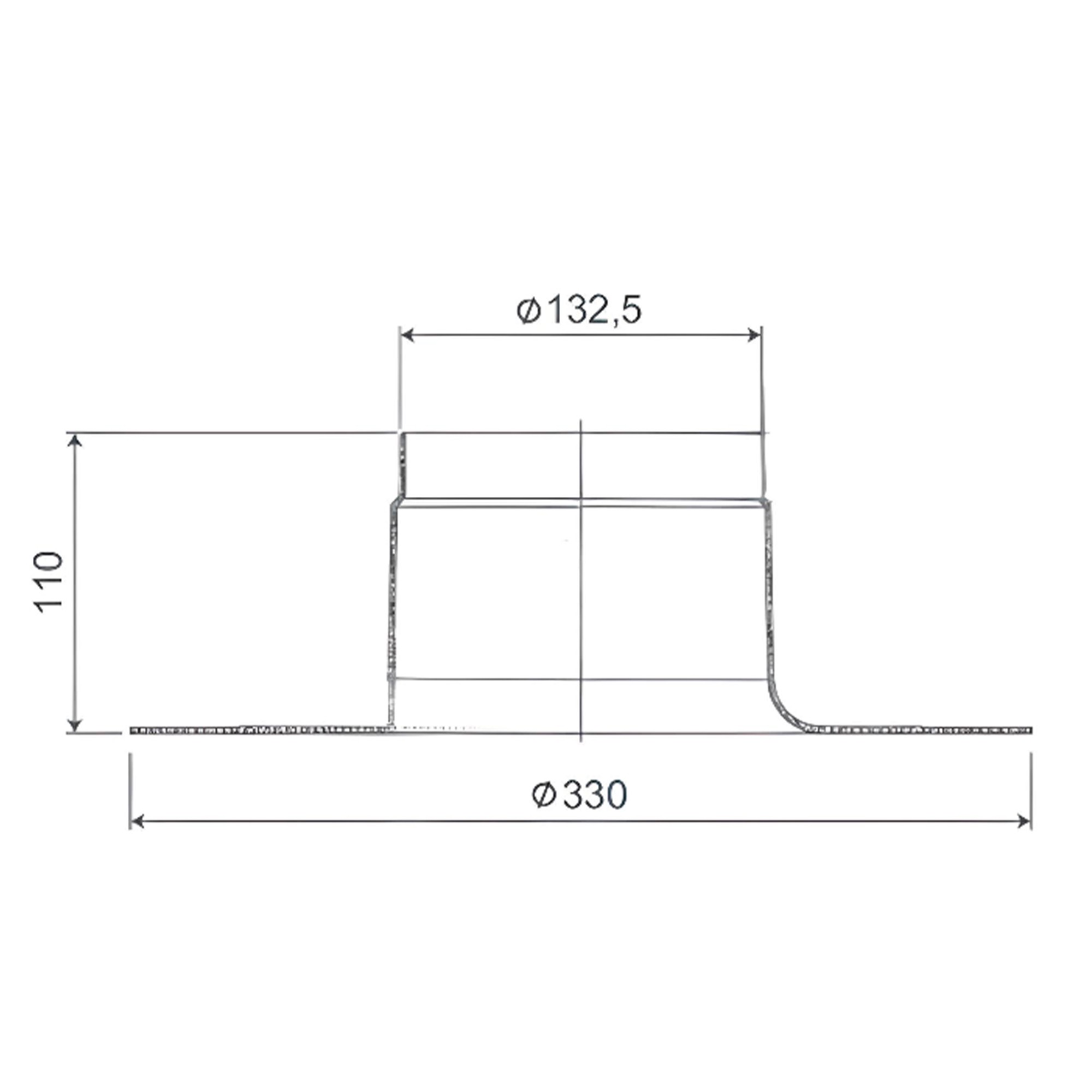 Манжета для плоской крыши ROYAL THERMO RTF08.006