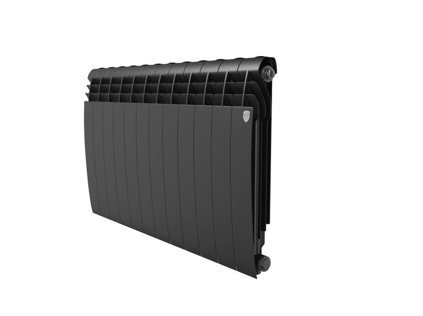 Радиатор алюминиевый Royal Thermo Biliner Alum 500 Noir Sable - 12 секций