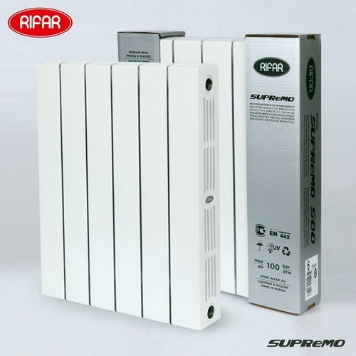 Биметаллический радиатор RIFAR SUPReMO 500/90 6 секций