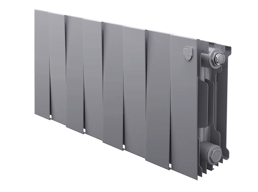 Радиатор Royal Thermo PianoForte 200 /Silver Satin - 8 секц.