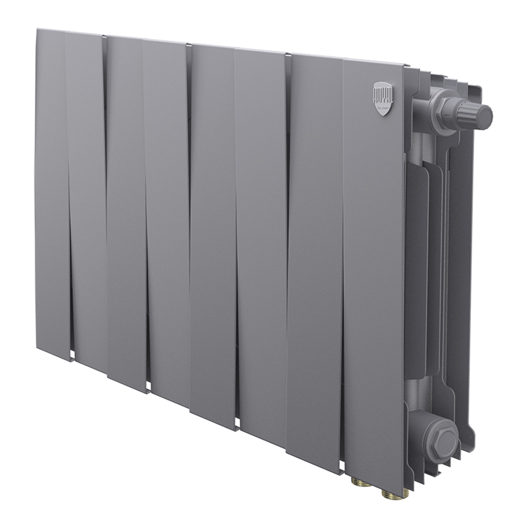 Радиатор биметаллический Royal Thermo PianoForte 300 Серебристый VR80 - 8 секц.