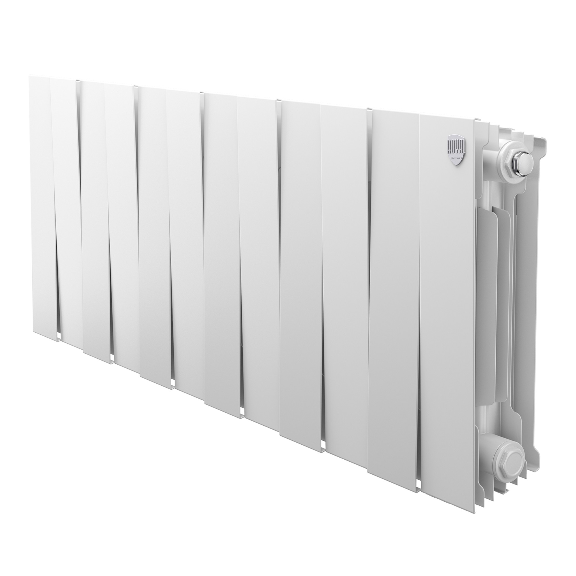 Радиатор биметаллический Royal Thermo PianoForte 300 Белый - 12 секц.